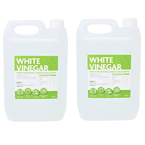 Hexeal WHITE VINEGAR | 10L | Food Grade Suitable for Cleaning, Baking, Cooking & Pickling