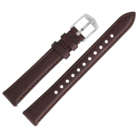 Fossil watch strap, 14 mm, leather, brown, ES-3708 LB-ES3708