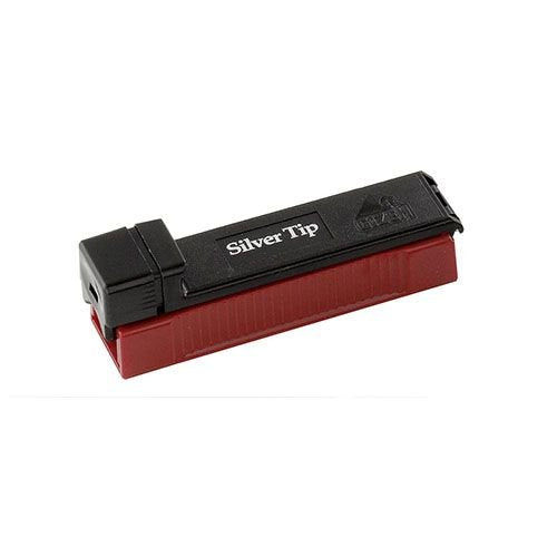 Gizeh Silver Tip Boy Cigarette Stuffing Machine, Plastic, Black, 8 x 3 x 3 cm