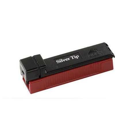 Gizeh Silver Tip Boy Cigarette Stuffing Machine, Plastic, Black, 8 x 3 x 3 cm