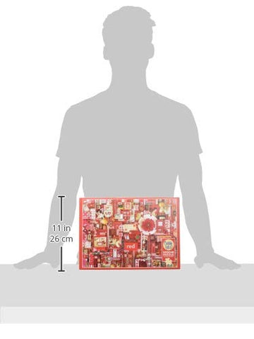 Cobble Hill Red 1000 Piece Shelley Davies Color Puzzle