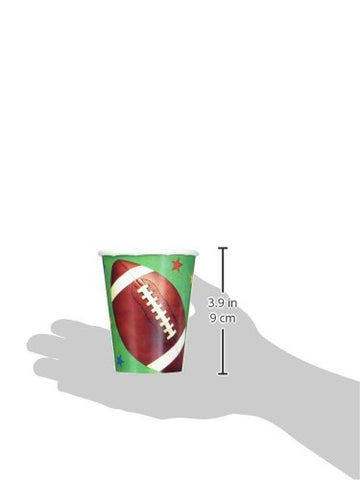Amscan 587750 Football Fan Paper Party Cups, 8 pcs