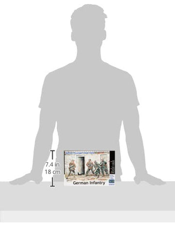 Master Box Models 1/35 "German Infantry" Western Europe 1944-45, 4 Figures Set