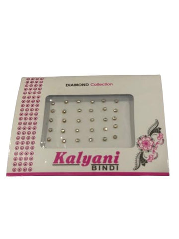 Generic Bindi for Women Indian Item Bindi for Plain Sticker Stone Stickers Bindi Tikka Daily Use Forehead Silver Small Diamond Bindi (Bindi-07)