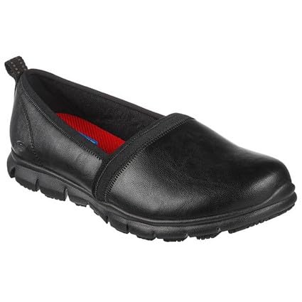 Skechers Womens Walking Loafer, True Black, 8