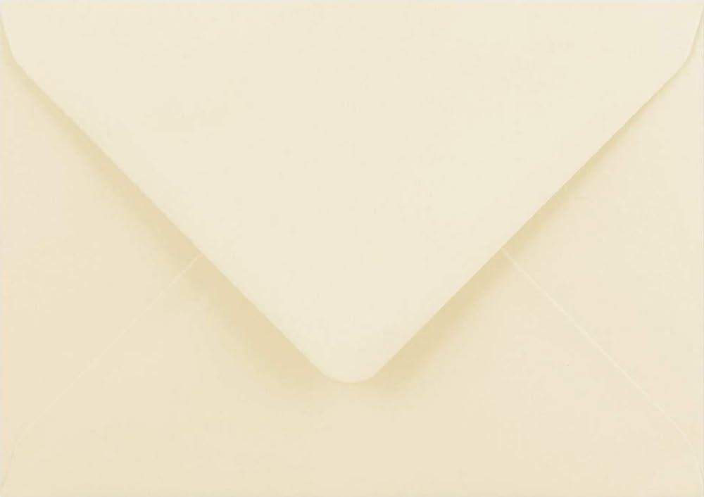 10 x C5 Cream/Ivory Envelopes for A5 Greeting Cards Christmas Cards Wedding Invitation Crafts 162x229mm