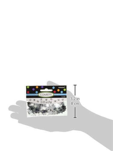 Shimmering Mini Stars Confetti - 0.25 oz. (24 Pack) - Perfect for Celebrations & Events, Silver