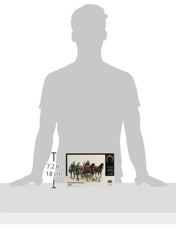 Master Box Somewhere in Europe 1944 (4 Figures, 2 Horses and Cart) Figure Model Building Kits (1:35 Scale)