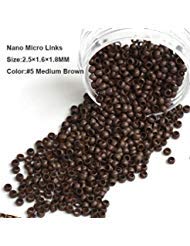 Copper Nano Ring/Beads 2.5 mm Without silicone for Nano tip Hair Extensions 1000 units/lot (5#)