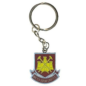 West Ham United FC. Metal Crest Keyring