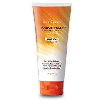 Sun Shades Mineral Plus SPF 30+ Sunscreen, 6 fl oz (Coconut-lime scent)