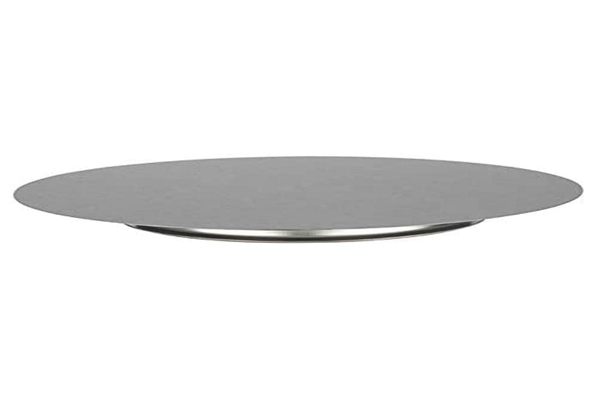 APS Confectioner's plate, stainless steel cake plate, cake plate for confectioners, black or white serving plate for cakes, diameter Ã˜ 31 cm