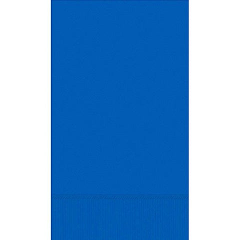 Bright Royal Blue 3-Ply Guest Towels | Pack of 16 | Party Supply