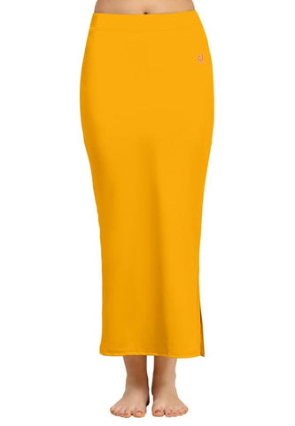 TRENDMALLS Saree Shapewear Petticoat for Women, Cotton Blended, petticoat,Skirts for Women, shape wear dress for saree Orange