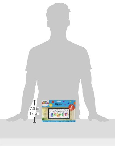 Vibrant Officially Retired Horizontal Giant Sign Plastic Banner - 65" x 33.5" (18 Packs Of 1) - Premium Quality & Eye-Catching Design - Perfect For Indoor Or Outdoor Decor - (18 Pcs.)