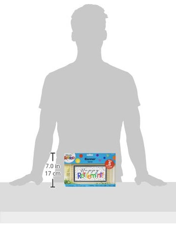 Vibrant Officially Retired Horizontal Giant Sign Plastic Banner - 65" x 33.5" (18 Packs Of 1) - Premium Quality & Eye-Catching Design - Perfect For Indoor Or Outdoor Decor - (18 Pcs.)