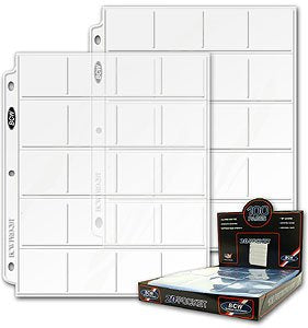 200 BCW Pro 20-Pocket Coin Pages ~ 2 BOXES