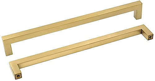 goldenwarm 5Pack 320mm Gold Kitchen Handles Gold Cupboard Handles Wardrobe Handles -LSJ12GD320 Kitchen Door Handles for Cupboards