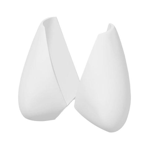 Gamepad Palm Padded Gaming Accessories For Asus Rog Ally Modified Grip Gamepad Good grip White/black 1pair (Black)