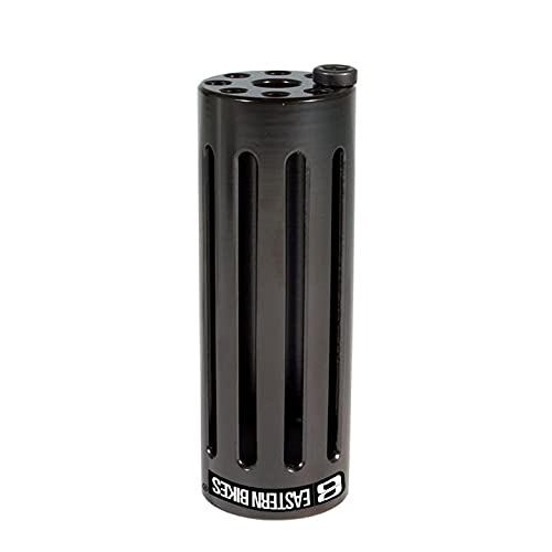 Eastern Bikes Slit Steel Peg, Lightweigth & Durable BMX Peg (14mm (Rear), Black)