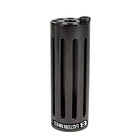 Eastern Bikes Slit Steel Peg, Lightweigth & Durable BMX Peg (14mm (Rear), Black)