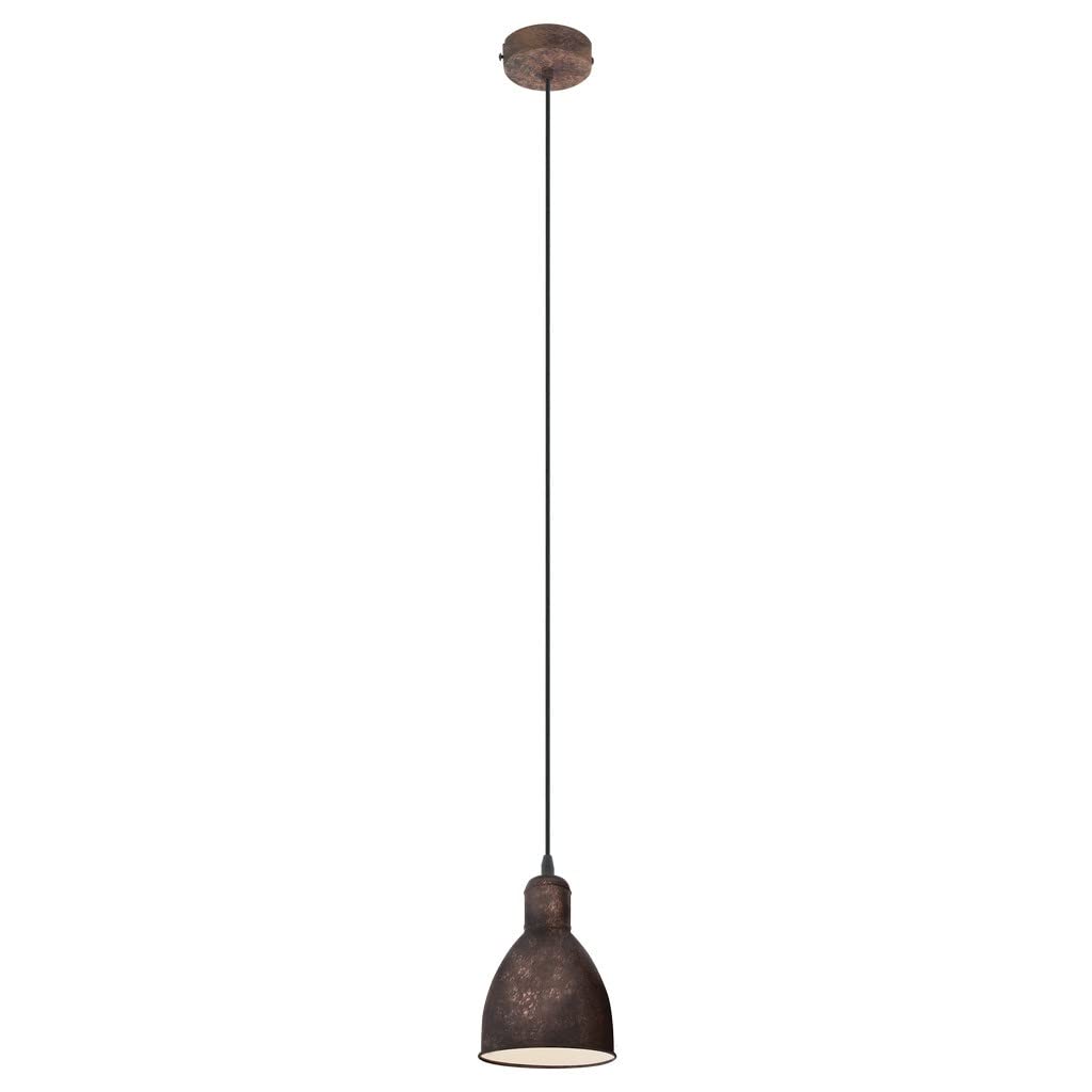 EGLO 49492 PRIDDY 1 Pendant Light in Copper-Antique
