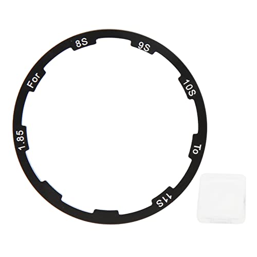 Vbestlife Spacer Washer for Flywheel Cassette, 1.85mm Freewheel Hub Spacer - Bicycle Bottom Bracket Axle Washer Gasket for Mountain Bike Road Bike