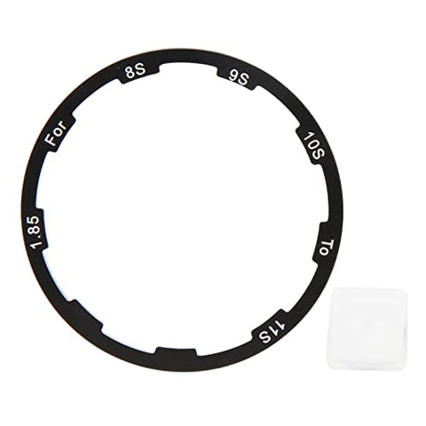 Vbestlife Spacer Washer for Flywheel Cassette, 1.85mm Freewheel Hub Spacer - Bicycle Bottom Bracket Axle Washer Gasket for Mountain Bike Road Bike