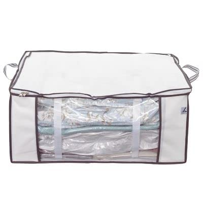 lakeland Vacuum Clothes & Duvet Storage Tote Bag 87L - Stores King-Size Duvet Space Saving Solution