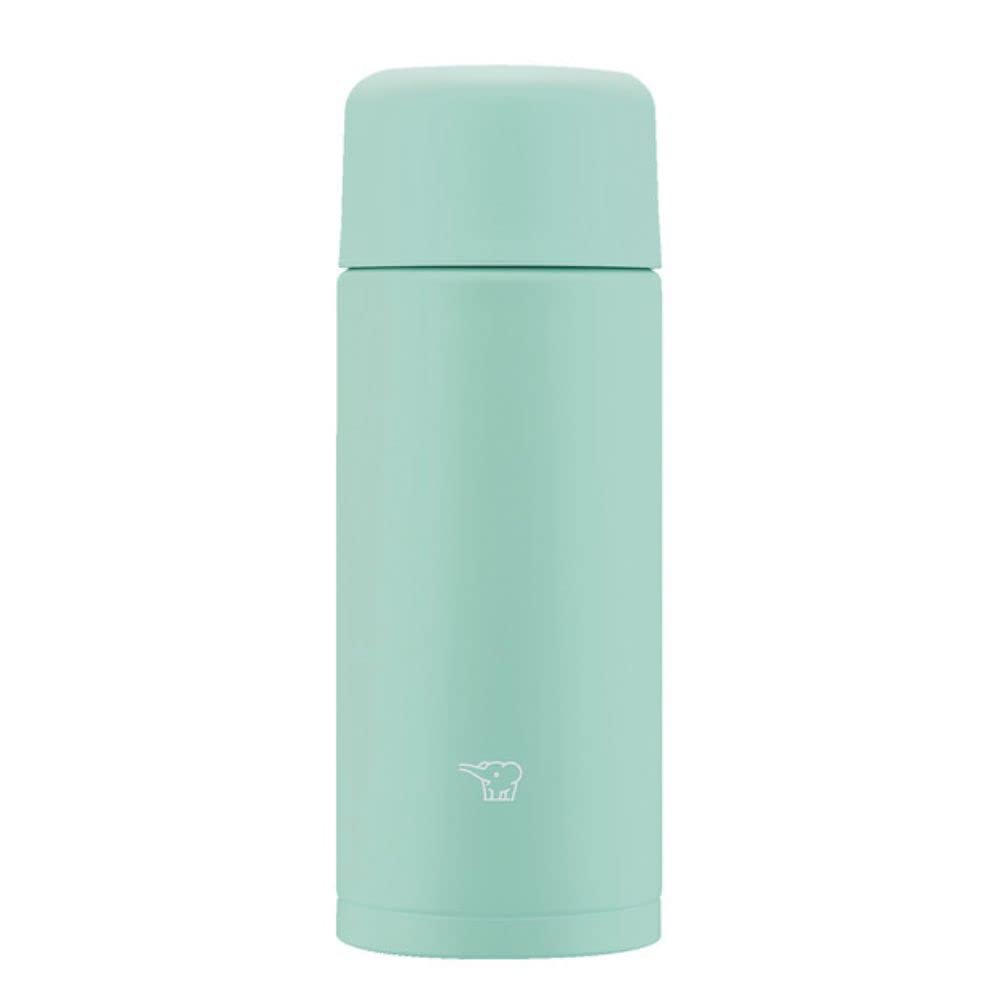 Zojirushi SM-MA25-AL Water Bottle, Seamless Water Bottle, Small Capacity, 8.5 fl oz (250 ml), Screw, Stainless Steel Mug, Soft Turquoise, Integrated with Strings and Washer, Easy to Clean, Only 2
