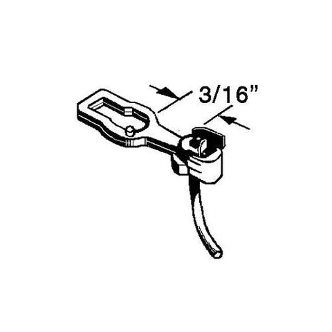 Kadee #714 Split Shank Plastic Couplers Black 2 Pair : HOn3 Scale