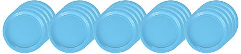Caribbean Blue Party Round Paper Plates, 8 Ct. | Party Tableware