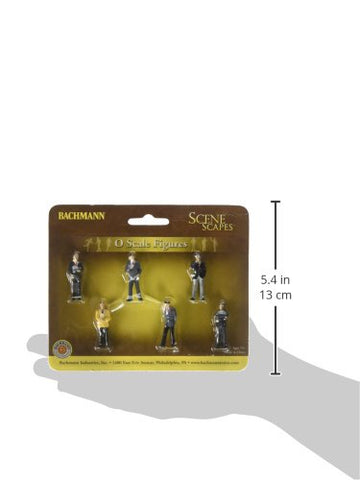Bachmann Industries Miniature O Scale Figures Businessmen Train (6 Piece)