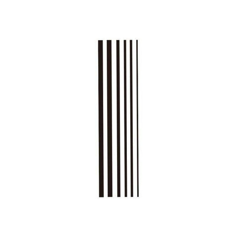 5 Pcs Temporary Tattoo Sticker Straight Line Death Ray Personalized Herbal Juice Tattoo Waterproof 18Cm