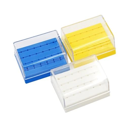 NMD NEXUS MEDODENT Dental 24 Hole Bur Box Holder (ASSORTED COLOUR)