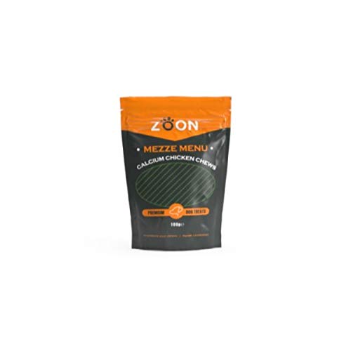 Zoon Mezze Menu Calcium Chicken Chews 100g Dog Treats