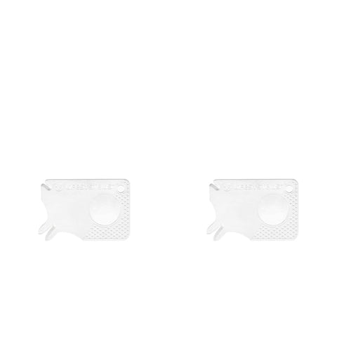 Lifesystems Key-Ring Tick Removal Card For Dogs Or Humans, With Magnifying Lens, White