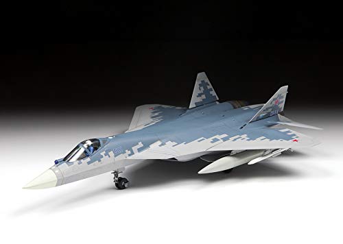 ZVEZDA 7319 - Russian Fifth-Generation Fighter SU-57 - Plastic Model Kit Scale 1/72 Lenght 29.5 cm / 11.5" 122 Parts