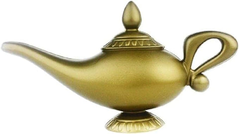 Aladdin Plastic Genie Lamp Home Decor Craft Good Plastic Model Aladdin's Lamp Cosplay Halloween Props Lamp for Party Favorites (23 x 13 cm) Masks, Masks for Adults