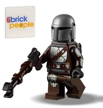 LEGO Star Wars: Mando Minifig with Silver Beskar Armor - Din Djarin The Mandalorian