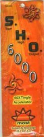 Lot of 5 SHO 6000 Hot Tingle Tanning Lotion Packets by Most