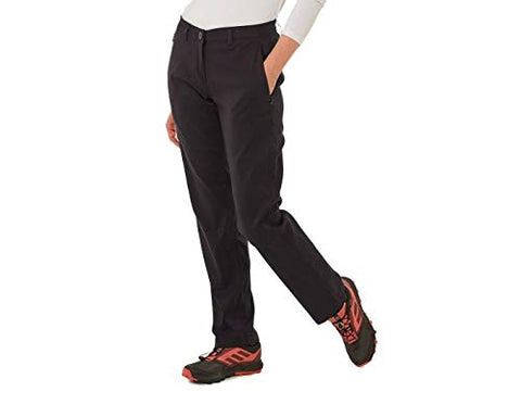 Craghoppers PRO Stretch Regular Leg Womens Trousers - Black - 10 - Regular