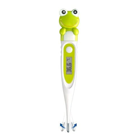 reer Baby Digital Fever Thermometer Flexible Tip Cute Frog Design 9808