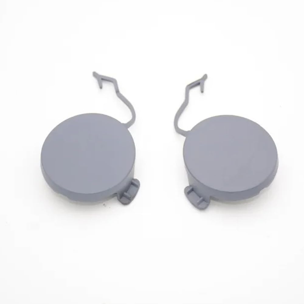 Tow Hook Cover for Porsche Cayenne 2011-2014, 1 Pair Black Front Bumper Tow Eye Covers 95850515600/95850515500