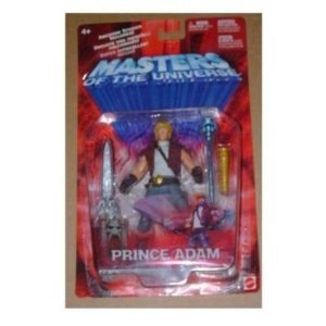 Mattel Masters of The Universe Prince Adam Figure Motu Red Card He-Man