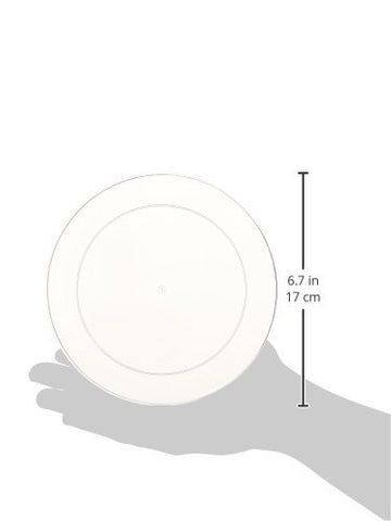 Amscan Big Party Pack Clear Plastic Plates | 6" | Pack of 32| Party Supply