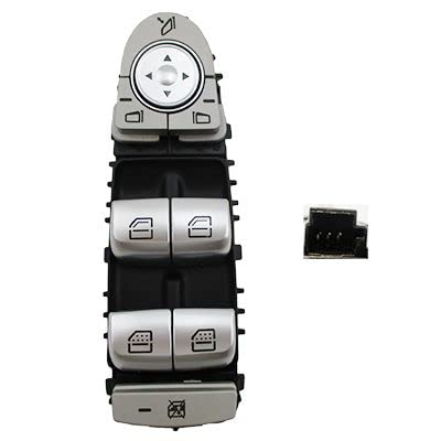SDYYDS Power Window Control Switch Driver Side Fit for Mercedes-Benz W205 S205 C200 C300 GLC300 C450AMG C43 C43 2059056811/2057200648