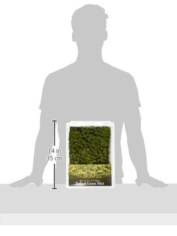 Bachmann Trains SceneScapes Tufted Grass Mat, Light Green