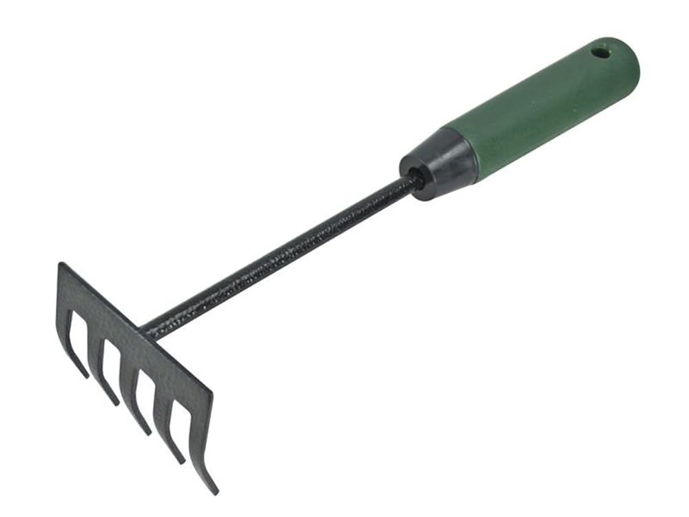 Faithfull Tools FAIESSHRAKE Essentials Hand Drag Rake, Blue, 8.5 x 29 x 6.5 cm