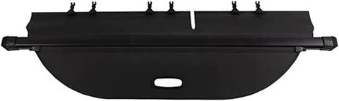 UNCLE LIAO Car Retractable Rear Trunk Parcel Shelf for Toyota RAV4 RAV-4 2013 2014 2015 2016 2017 2018 2019,Auto Rear Boot Cargo Cover Curtain Shield Privacy Panel Roller Blind Shelves.,B-Black